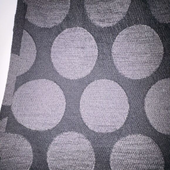 Babette Polka Dot Wool Blend Knit Tunic Top Size Medium Art To Wear Stretch - Picture 7 of 11